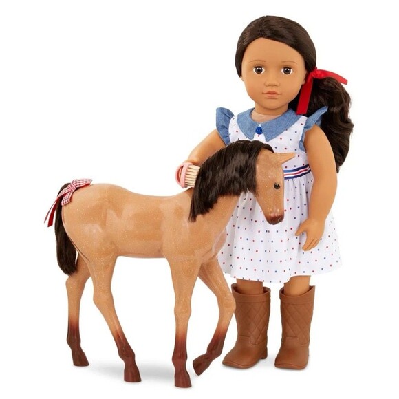 Our Generation Daria with Foal 18" Doll & Horse Set NEW - Picture 3 of 6
